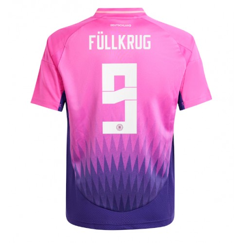 Maglia Calcio Germania Niclas Fullkrug #9 Seconda Divisa Europei 2024 Manica Corta